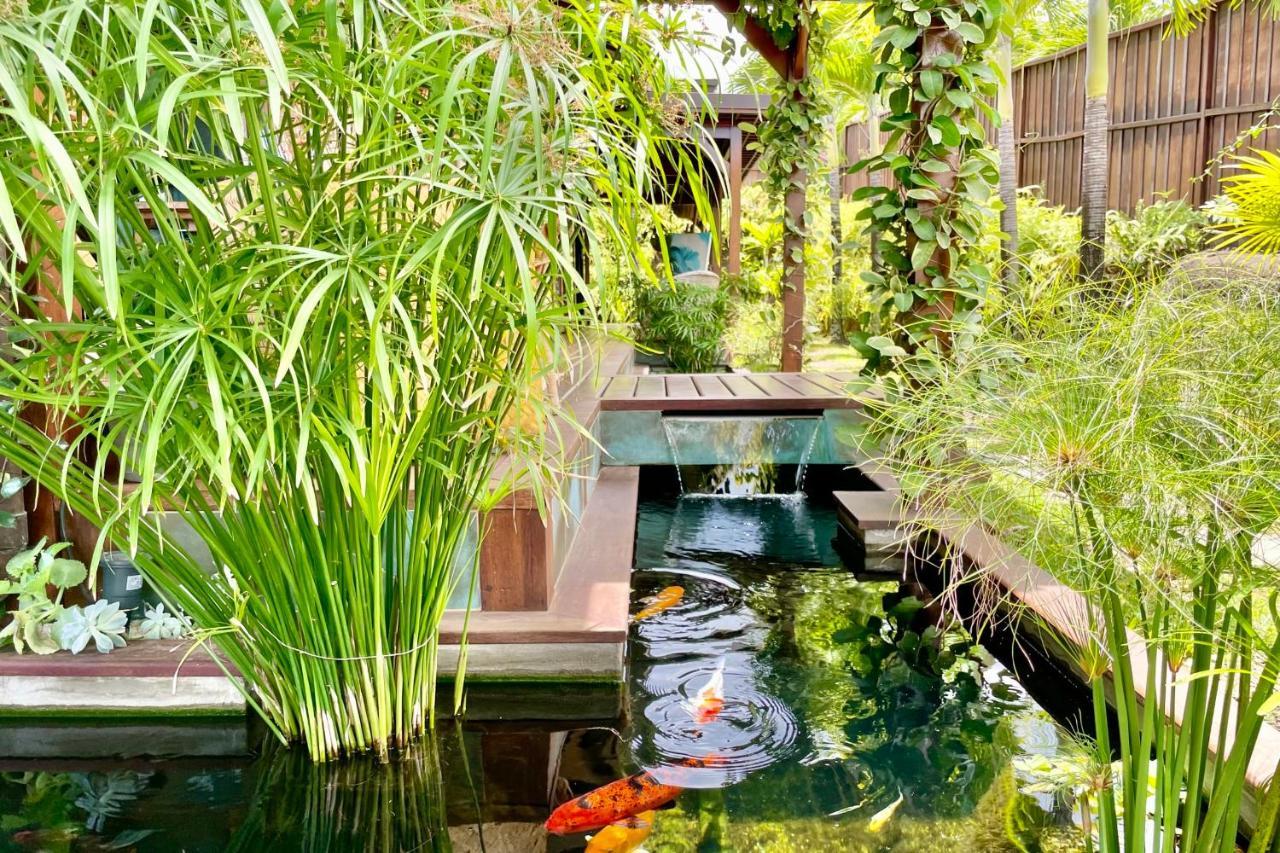 Villa Manuiti, Balinese Luxury Home - Private Swim Spa, Ocean View - Ofyr Bbq - Koi Pond Punaauia  Exterior foto