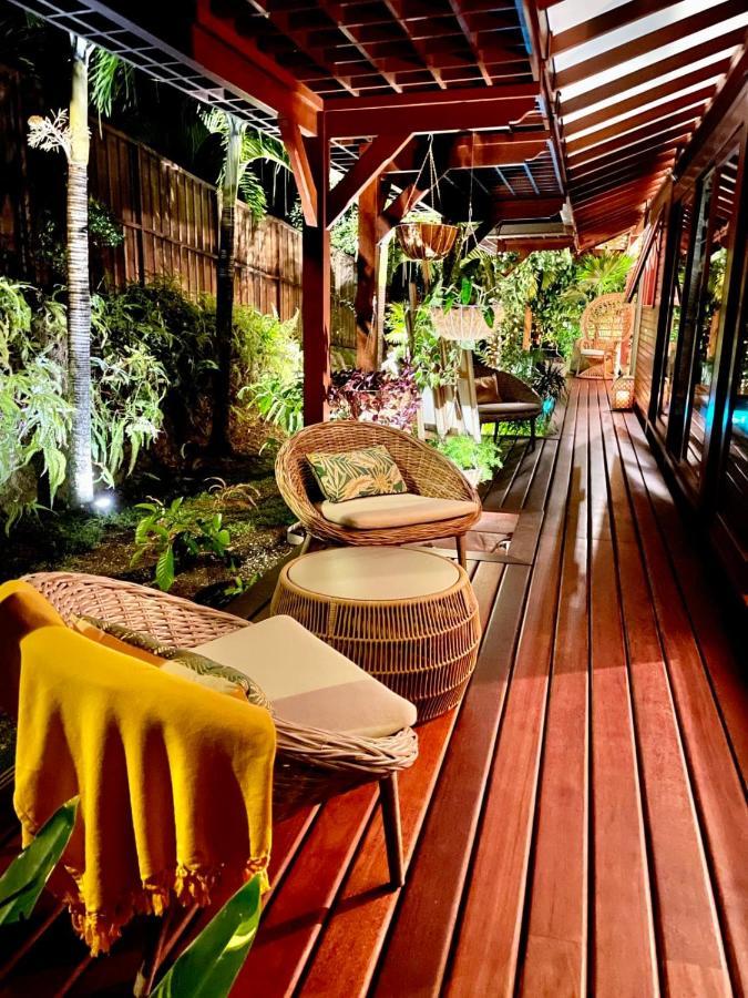 Villa Manuiti, Balinese Luxury Home - Private Swim Spa, Ocean View - Ofyr Bbq - Koi Pond Punaauia  Exterior foto