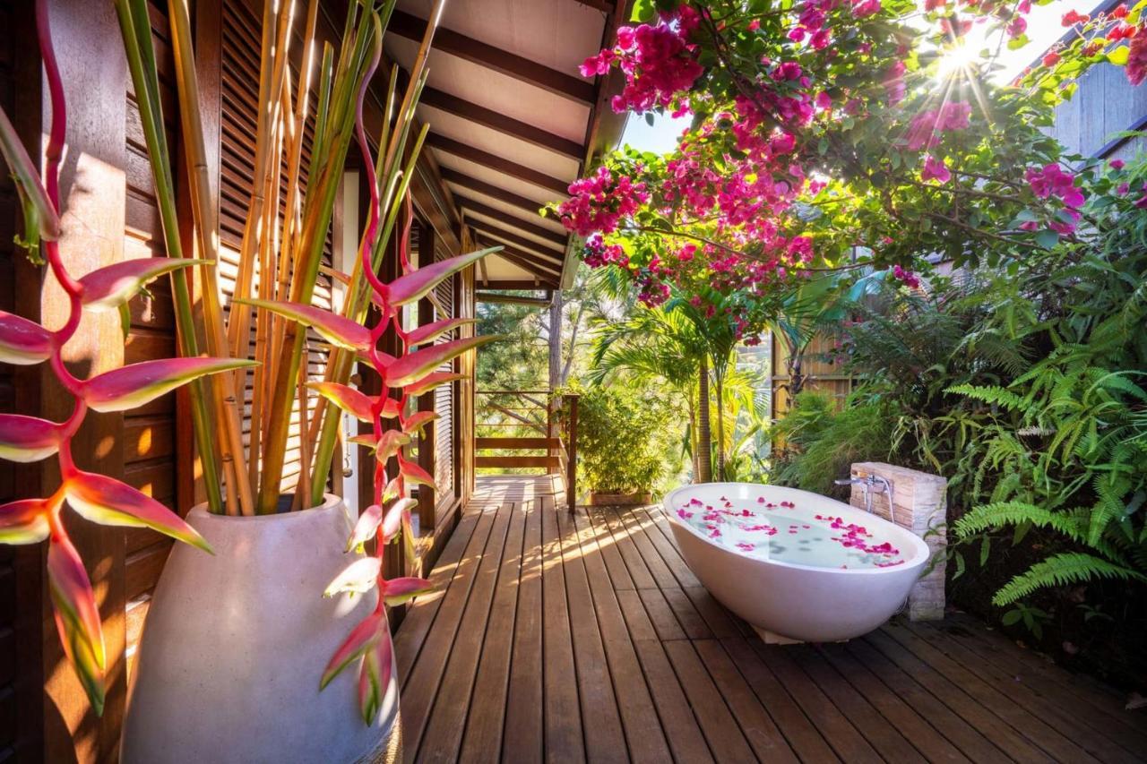 Villa Manuiti, Balinese Luxury Home - Private Swim Spa, Ocean View - Ofyr Bbq - Koi Pond Punaauia  Exterior foto